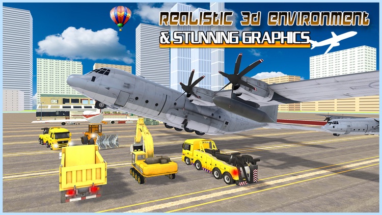 Cargo Plane Heavy Machine - Heavy Machinery Transport Flight Simulator