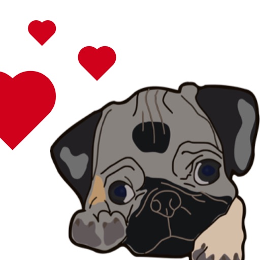 Dreaming Pug - Unwind with this beautiful ambient game, help a pug to collect all the love you can get in a pug's life Icon