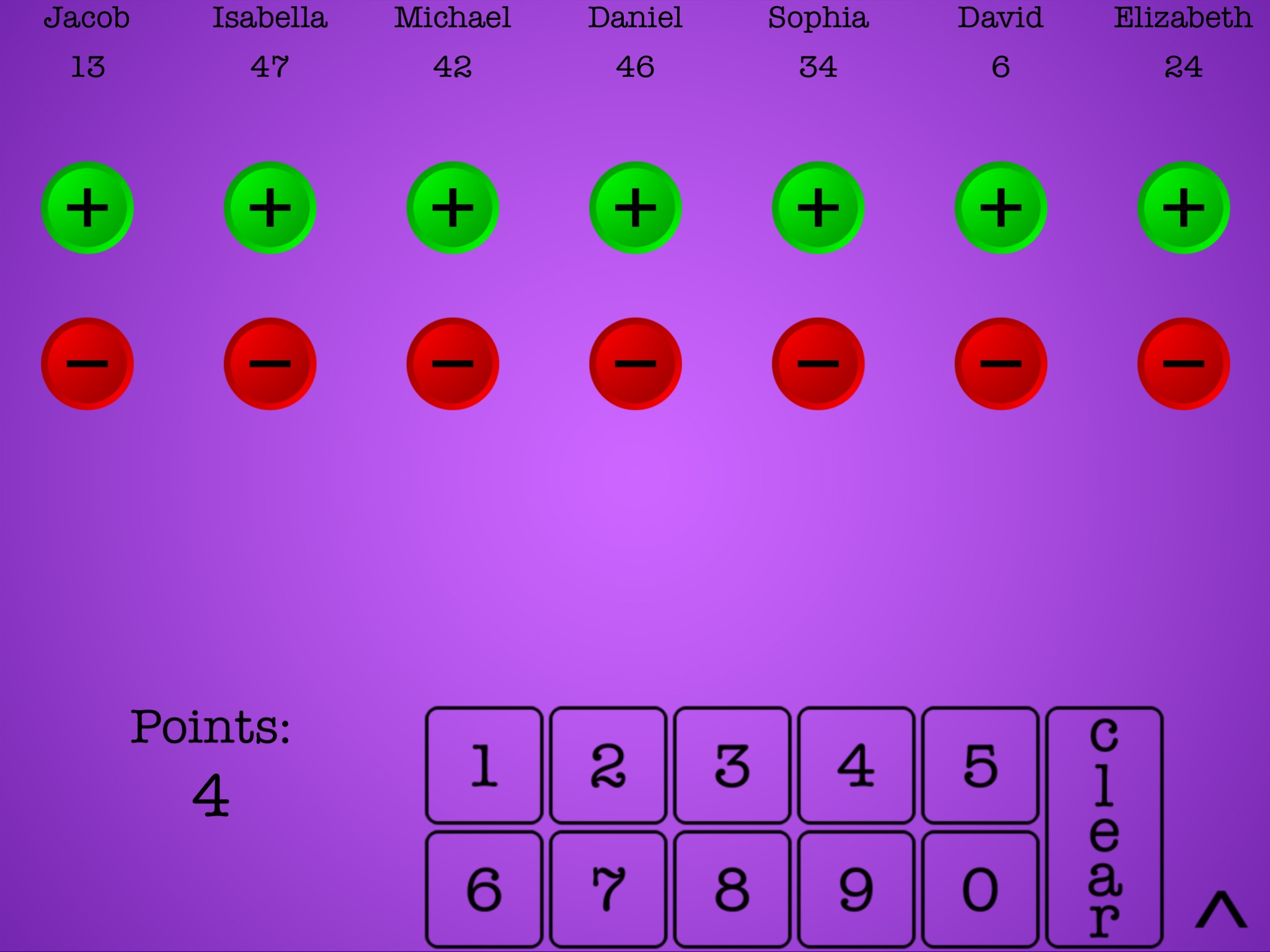 Score counter for iPad screenshot 2