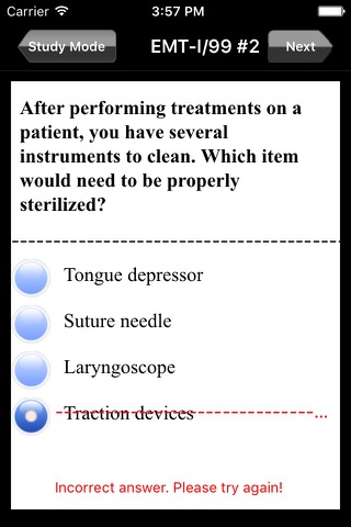 NREMT EMT Intermediate 99 Exam Prep screenshot 3