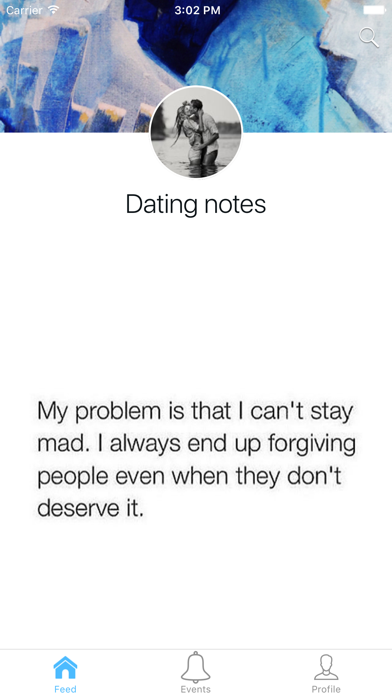 Screenshot #1 pour Dating notes