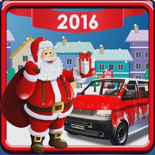 Christmas Party Van Simulation 2016 - Real 3D driving city simulator game iOS App