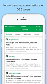 oz stoners cannabis community iPhone Captures Décran 1