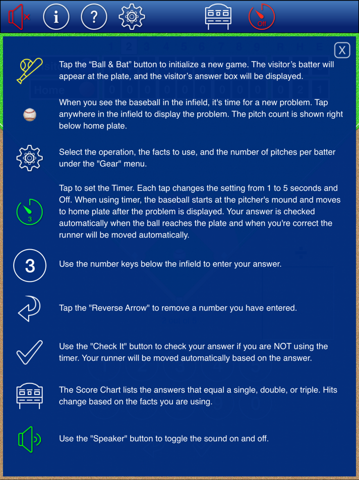 #3. BaseballMath (iOS) Ved: Classroom Focused Software