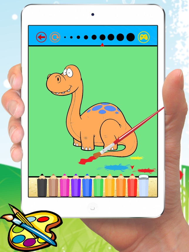 恐竜ぬりえ帳 かわいいデッサン絵画子供向けゲーム をapp Storeで 恐竜ぬりえ帳 かわいいデッサン絵画子供向けゲーム をapp Storeで