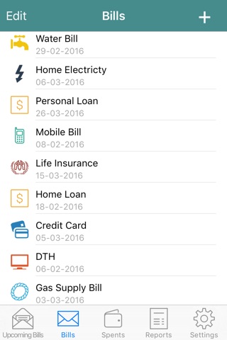 Bill Logger - Track Bills and Expenses screenshot 2