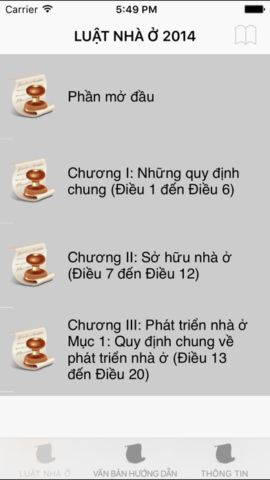 Screenshot #1 pour Luật Nhà Ở Năm 2014