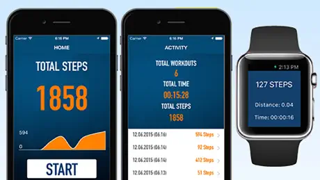 Pedometer Step Counter - Walking Running Tracker