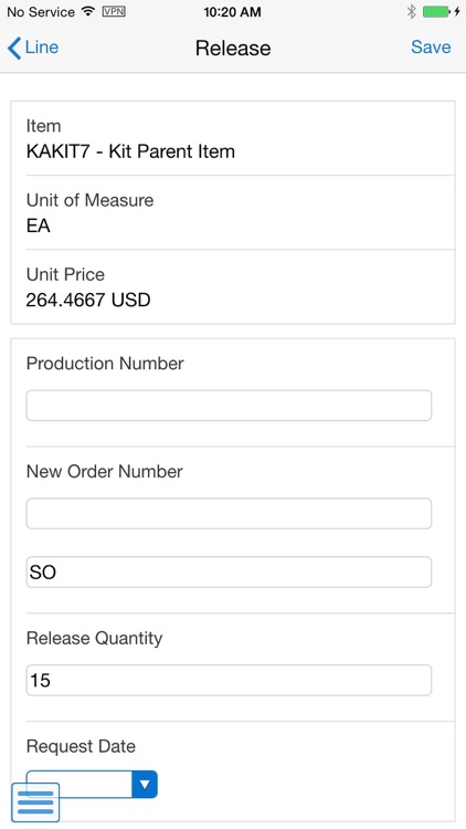 Quote Review and Release Smartphone for JDE E1 screenshot-4