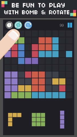 1 Block Puzzle テトリス 無料 10x10 Craft Games パズルのおすすめ画像2
