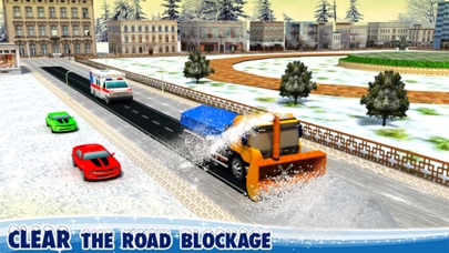 Snow Rescue Missions 2016: Snowblower Truck and Ambulance Driver, Doctor and First Aid  Simulation iPhone screenshot