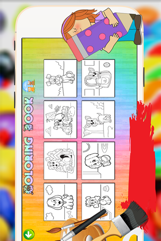 Cat Dog Coloring Book - Animal drawing & painting for good kid games screenshot 2