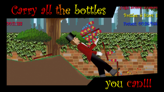 Waiter Rush Free: Run faster, keep the balance, don't drop the bottles!!! app screenshot
