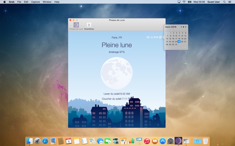 Screenshot #2 pour Phases de la lune