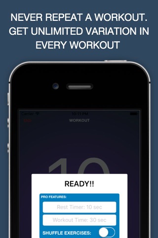 7 MIN FIT - The best high intensity workouts for busy people screenshot 4