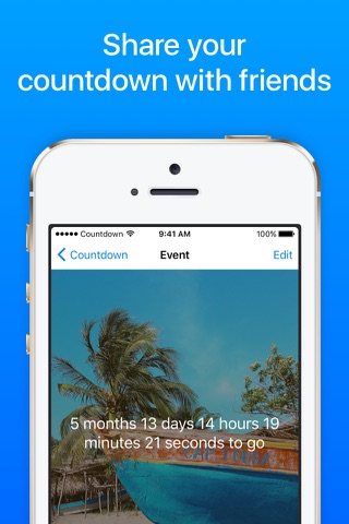 Countdown - Count down to events that matter to you screenshot 3