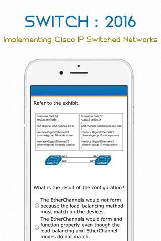 300-115: CCNP SWITCH - Certification App screenshot 2