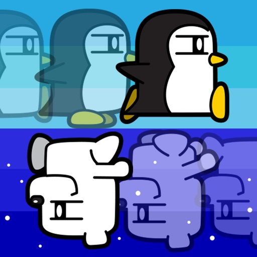Happy Penguin & Crazy Polar Bear - Freezing Ice Bounce Racing iOS App