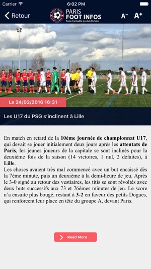 Paris Foot Infos : Ici c'est toute l'actualité du club paris(圖2)-速報App