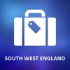 South West England, UK Detailed Offline Map