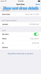 New York Lotto Results screenshot