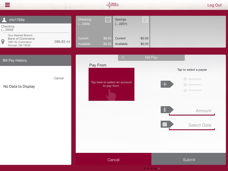 Bank of Commerce Mobile Banking for iPad screenshot-3