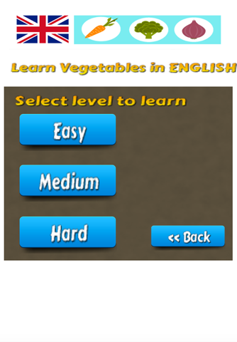 Learn Vegetables in English Language screenshot 2