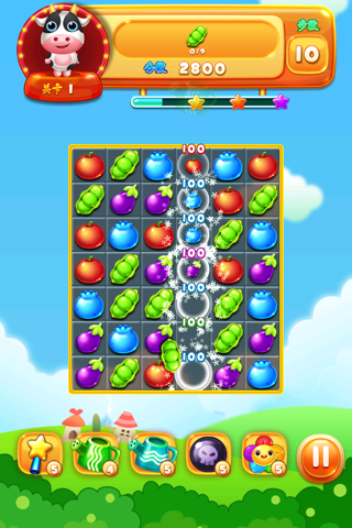 Garden Fun- 3 Match Saga Games Jelly of Crush Blast Soda screenshot 2