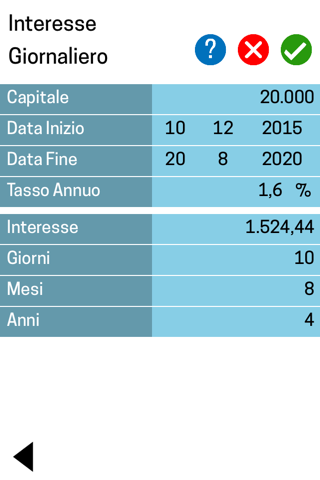 Calcolo Rate e Interessi screenshot 3