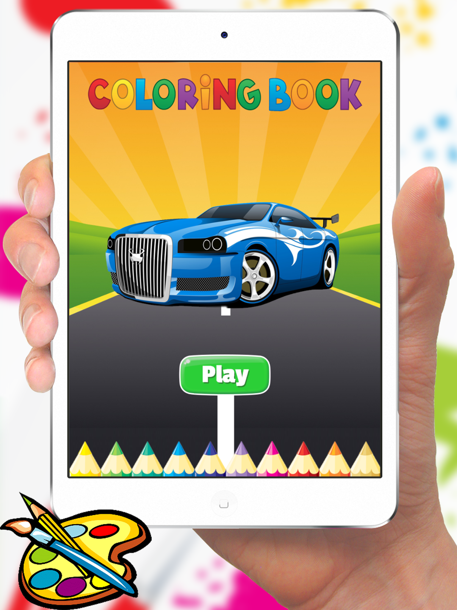 Sport Car Coloring Book Drawing Vehicles for Preschool Boys screenshot 6