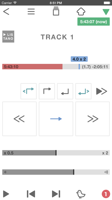 Screenshot #1 pour Language Study Player* Listano