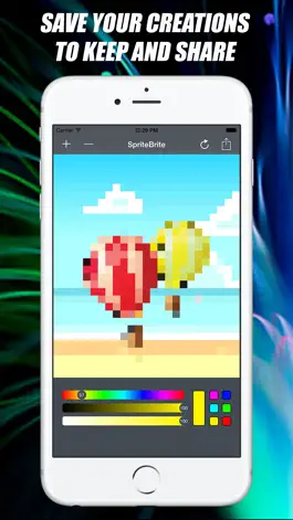 Game screenshot SpriteBrite - Create Fun, Free Pixel Art apk