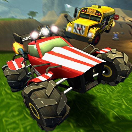 Crash Drive 2: The multiplayer stunt game, with monster trucks & classic muscle cars