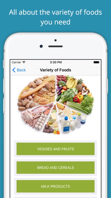 Healthy Nutrition Pregnancy iPhone screenshot