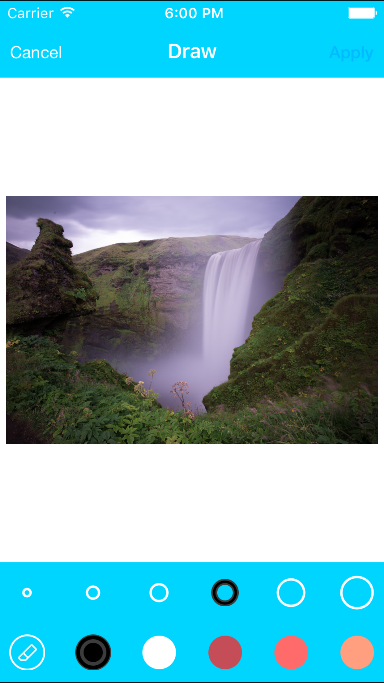 PicFrame - draw on photos and add text to photos with full photo editor screenshot 3