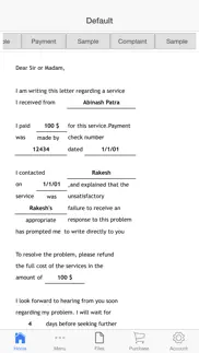 business letter iphone screenshot 3