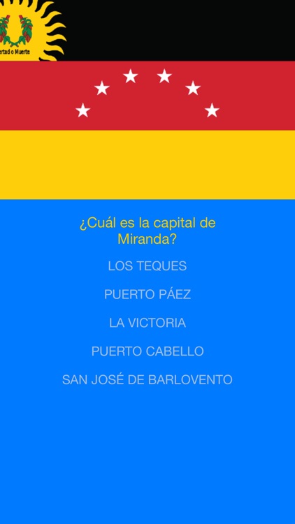 Capitales de Venezuela
