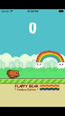 Game screenshot Flappy Bear - Rainbow Edition mod apk