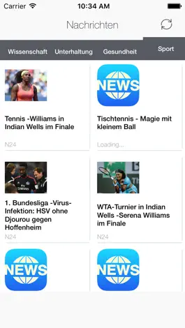 Game screenshot Nachrichten Feeds: Schlagzeilen, Politik, Wirtschaft, Netzwelt, Wissenschaft, Unterhaltung, Gesundheit & Sport apk