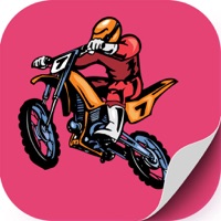 エクストリームバイク乗りレーシングバイク