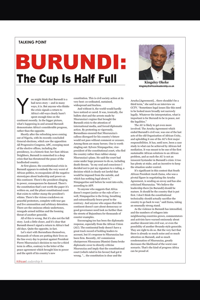 African Leadership Magazine screenshot 4