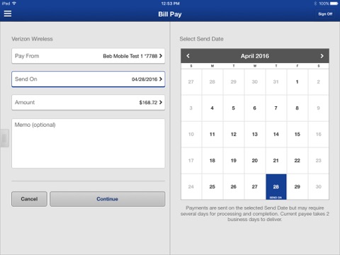 FFB Business Mobile for iPad screenshot 3