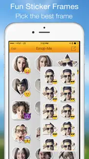 emoji-me (emoji - selfie stickers) iphone screenshot 3