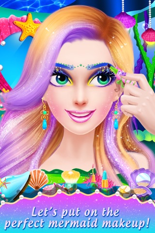 Princess Mermaid Makeover - Undersea World Beauty SPA, Makeup & Dress Up Game for Girls screenshot 3