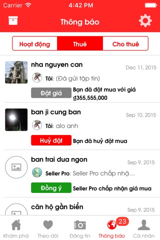 SnapRentals - thuê và cho thuê bất động sản trên di động screenshot 3