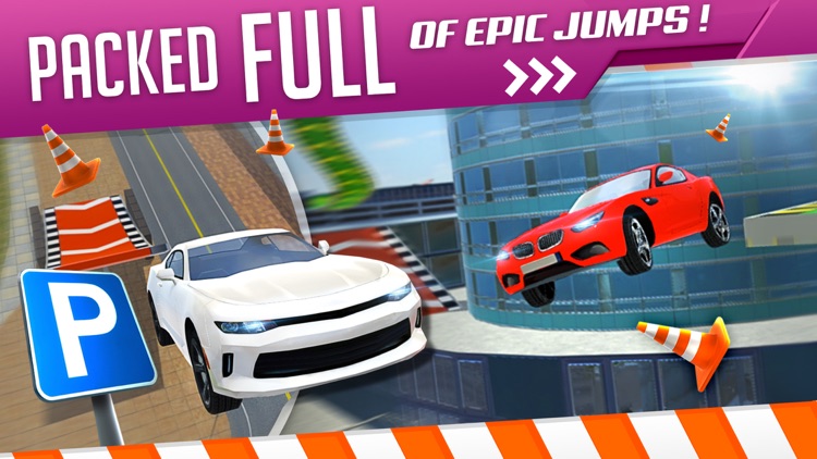 Roof Jumping 3 Stunt Driver Parking Simulator an Extreme Real Car Racing Game