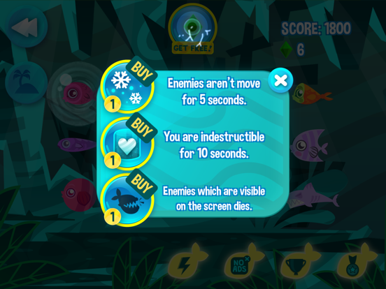 Hungry Fish Evolution iPad screenshot