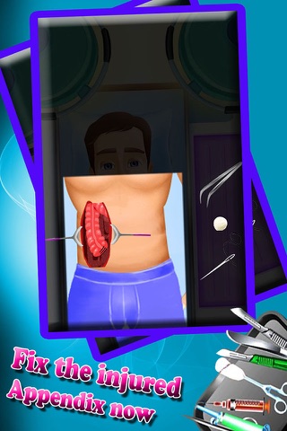 Appendix Surgery - kids fix stomach infection in doctor simulator screenshot 3