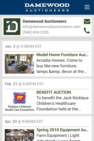 Damewood Auctioneers screenshot 2