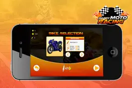 Game screenshot папа мото гоночный - использование мощный ракета для стали мотоцикл гоночный победитель hack